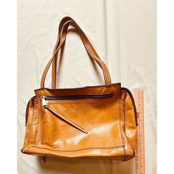 Hobo Women's Earth‎ Tone Leather Tote Bag Medium Chic Versatile Everyday flaws - Picture 2 of 16